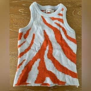 Beginning Boutique Zebra Sweater Tank